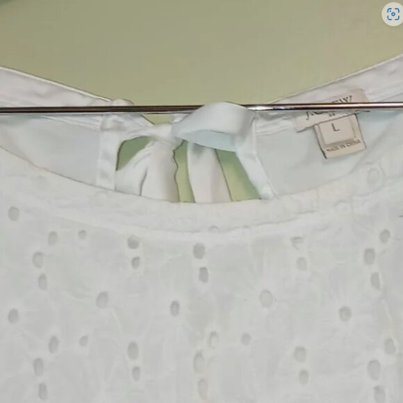 J. Crew Lace Front Top Size Large - Picture 5 of 12